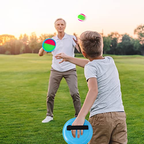 Image of Ayeboovi Toss and Catch Ball Set 8 Paddles 4 Balls Outdoor Beach Pool Toys for 3 4 5 6 7 8 Year Old Boys Girls Birthday Gifts Easter Basket Stuffers Outside Yard Games for Kids and Family Activities
