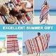 LUROON Strandtuch 180 x 90cm Extra Große Handtuch Strand Badetuch Frottee Leichtes Camping Reisetuch Super Weiches Sport
