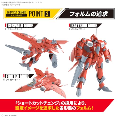 Bandai Hobby Macross 7 VF-22S Sturmvögel II Kit 1/100 miniatura 5