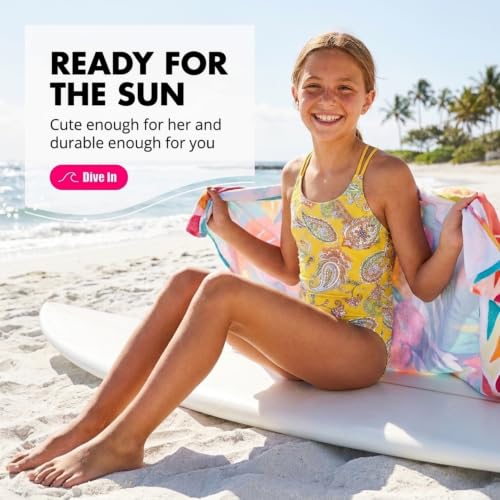 Image of Kanu Surf Girls' Reese UPF 50 Beach Sport Criss-Cross One Piece Swimsuit