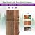 PURPLE LEAF 10' x 13' Outdoor Retractable Pergola with Shade Canopy Patio Metal Shelter for Garden Porch Pavilion Natural Wood Grain Frame Aluminum Gazebo Modern Backyard Grill Pergola Turquoise Blue