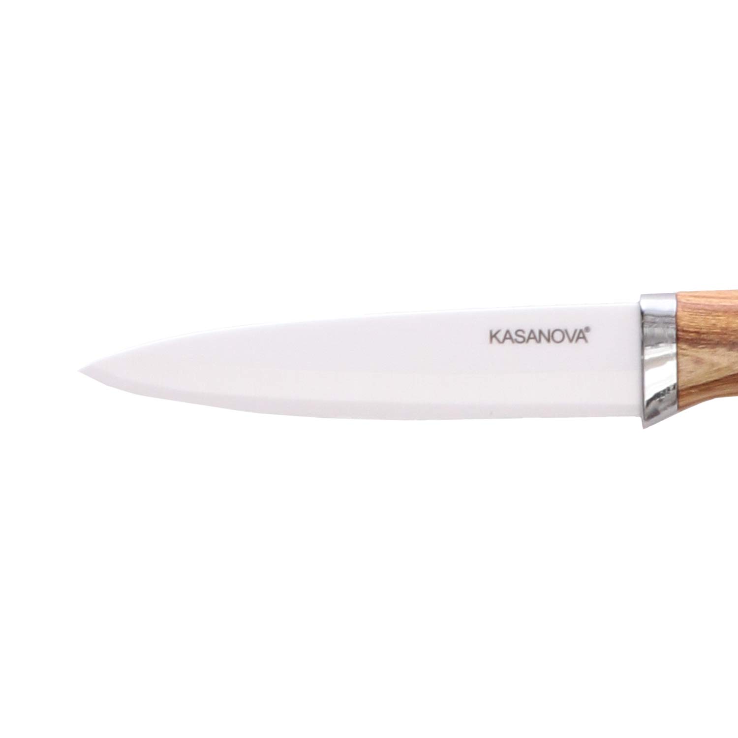 KASANOVA 1 cuchillo de cerámica multiuso 10 cm mango ABS, cerámica y plástico