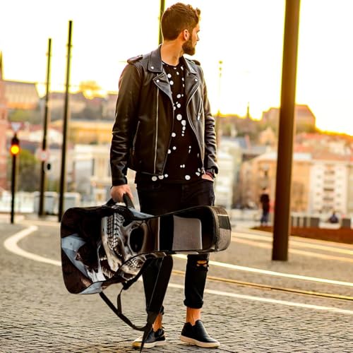 Sac guitare acoustique antichoc et imperméable motif Halloween