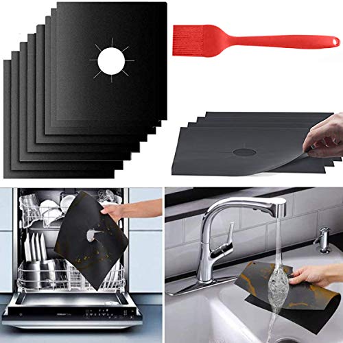 DaMohony Kachel Beschermers Keuken Kookplaat Beschermer Mat Makkelijk Schoon Te Maken Gasfornuis Beschermer Mat Met… - Image 3