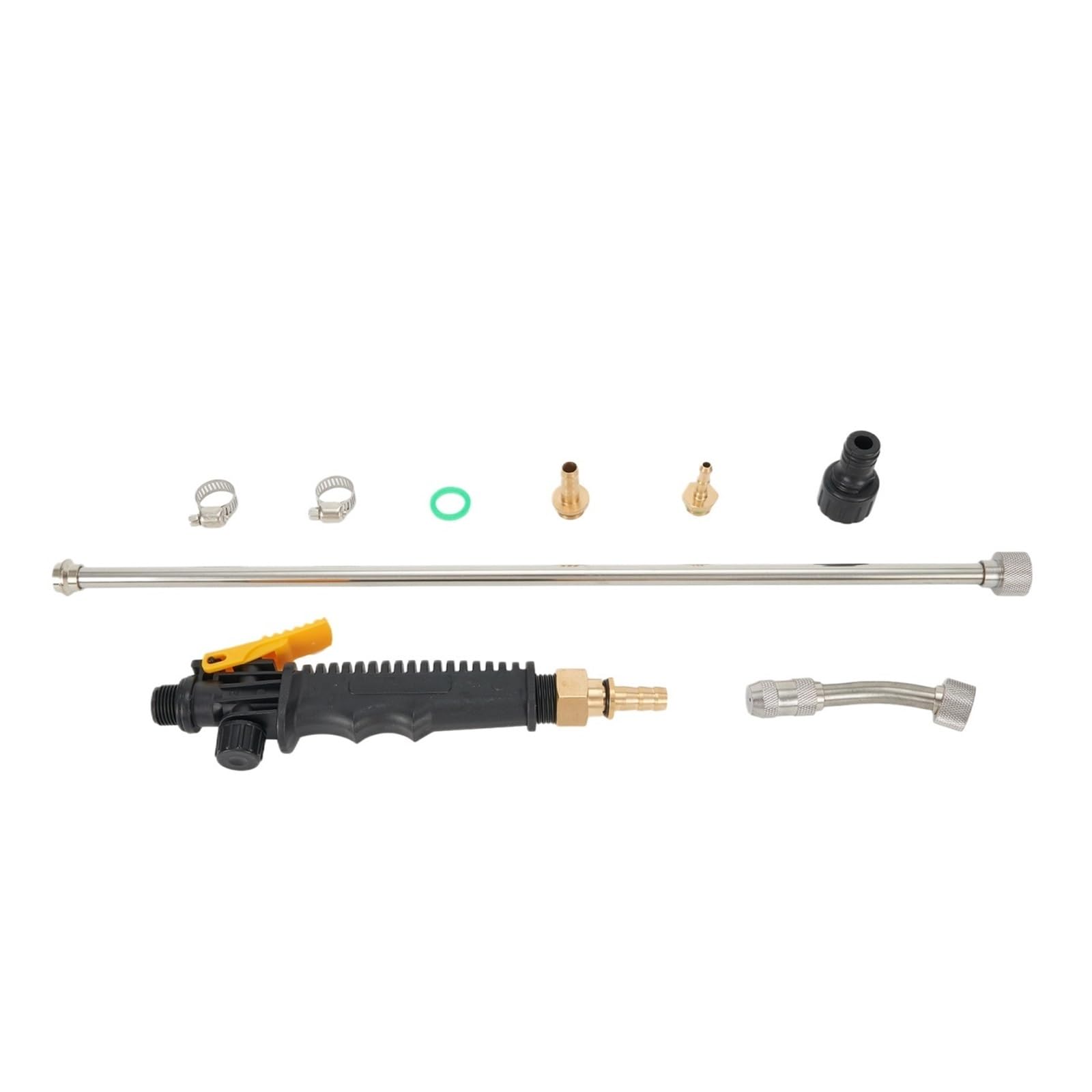 1/4 "3/8" Różdżka Do Spryskiwacza Wysokociśnieniowy Pistolet Na Wodę Metalowy Pod Ciśnieniem Wąż Ogrodowy Z Dyszą Opryskiwacz Podlewanie Zraszacz OszczęDzaj Wodę I Pracę(72cm)
