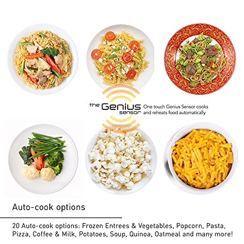 Panasonic Oven With Cyclonic Wave Inverter Technology, 1250W, 2.2 Cu.ft. Countertop Microwave With Genius Sensor One-Touch Cooking – Nn-Sd975S (Stainless Steel/Silver), Stainless #TOP3