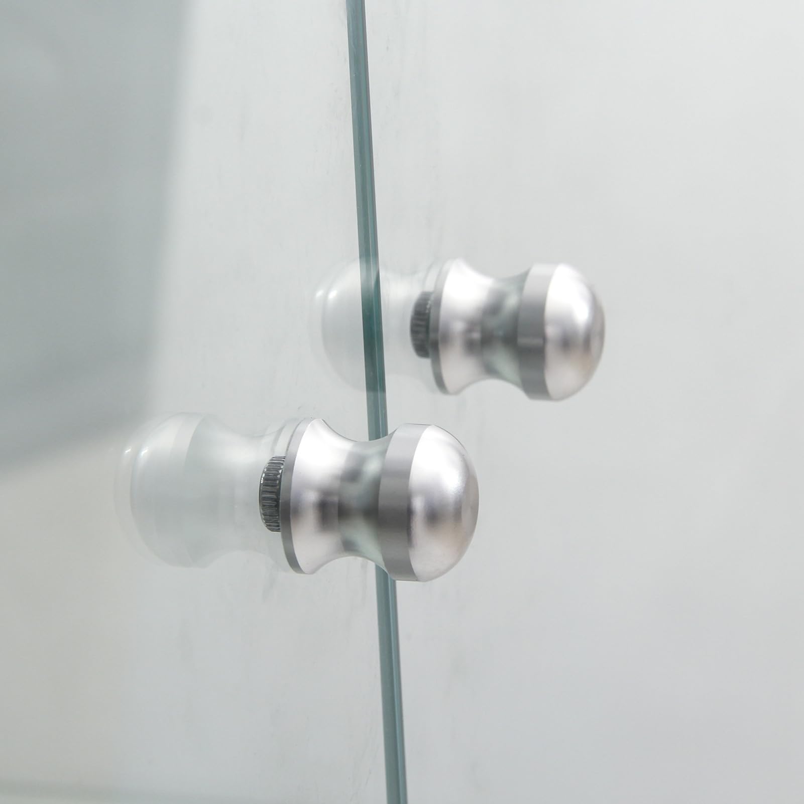 Vitrina de Cristal Con 4 Estantes, 164 x 81 x 37 cm, Mueble Para Colección Con LED y Puertas, Transparente Armadura de Cristal (Doble Puerta Con Luz, Ferroso A)