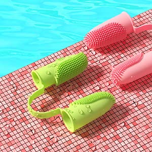 SHOPONIL Dog/Pet Tooth Brush Finger Toothbrush For Dogs Teeth Cleaning Double Finger brush For Dog Pet Tooth Brush Cleaning Sets of Soft bristles Convenient Dental Care