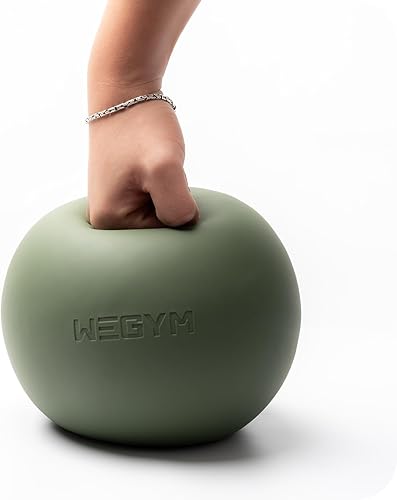 Miniatura 2 de WeGym Pelota de pilates de 7.87 pulgadas, pelota de ejercicio para equilibrio, estabilidad, fitness, fuerza central en el gimnasio en casa, pequeñas