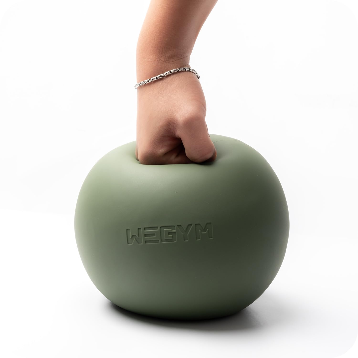 WeGym Palla da pilates da 19 cm, palla per esercizi per equilibrio, stabilità, fitness, forza di base a casa e palestra, piccole palline da allenamento anti scoppio e antiscivolo, palla da yoga con