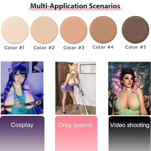 Crossdresser Silicone Breastplate Huge ZZZ Cup Breast Forms, Large Tits Realistic Fake Boobs for Cosplay TG3