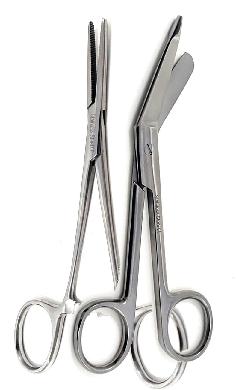 Medical Scissors & Hemostat Set - Stainless Steel -1