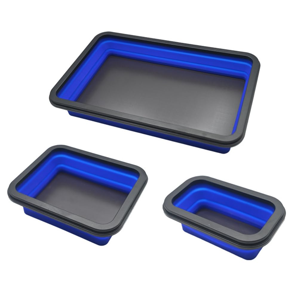 Bandeja magnética plegable para tornillos de silicona que soluciona la pérdida de piezas pequeñas