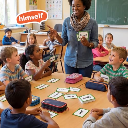 Torlam Sight Words Flash Cards for Kids 3rd Grade,Learn to Read Digraphs CVC Blends Long Vowel Sounds Spelling Reading Phonics Games for 8-9 Years, Site Words Classroom Homeschool - Image 6