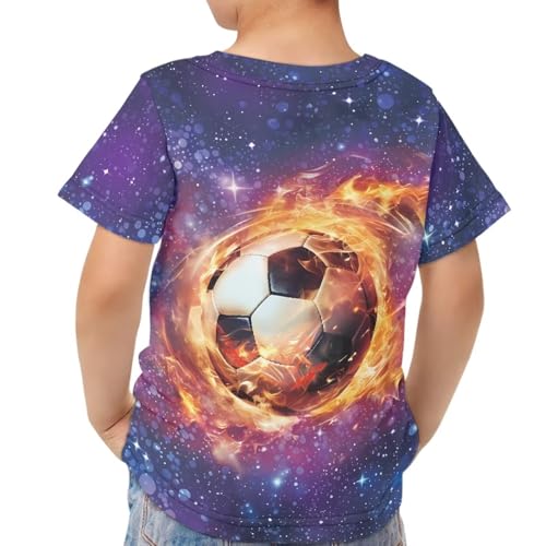 Short Sleeve T Shirts Girls Boys Crew Neck Tees Novelty Print Unisex Shirt Tops Size 3-16 Years Toddler Kids4