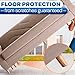 100 Pcs Plastic Furniture Feet – 0.8x0.7 Nail On Furniture Glides – Durable, Easy to Install, Low-Profile, Smooth Gliding – Nail in Chair Leg Floor Protectors Prevents Scratches, Dents for Daily Use