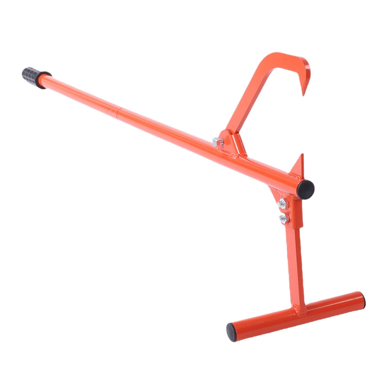 Kikumi Gancho Ajustable para Rodillo de Troncos, Herramienta Forestal de Acero Resistente con Empuñadura de Goma para Levantar y Rodar Troncos de hasta 38 Cm (15 pulgadas).