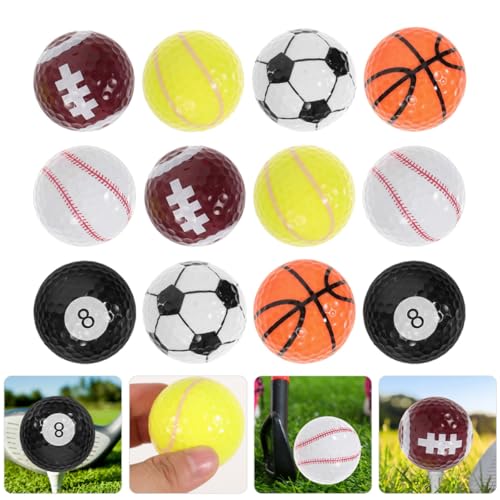 Balles de Golf en Résine pour Ne Plus Perdre Vos Balles d'Entraînement dans l'Herbe