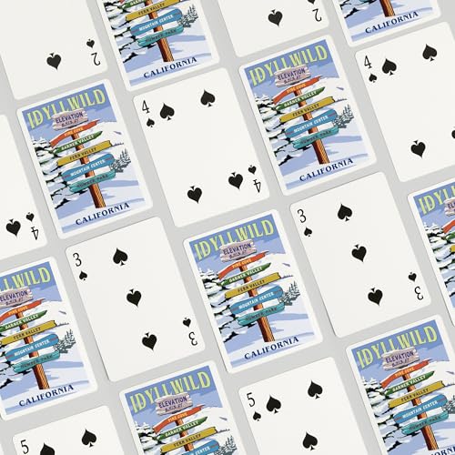 Baraja de poker tamaño póker con 52 cartas miniatura 4