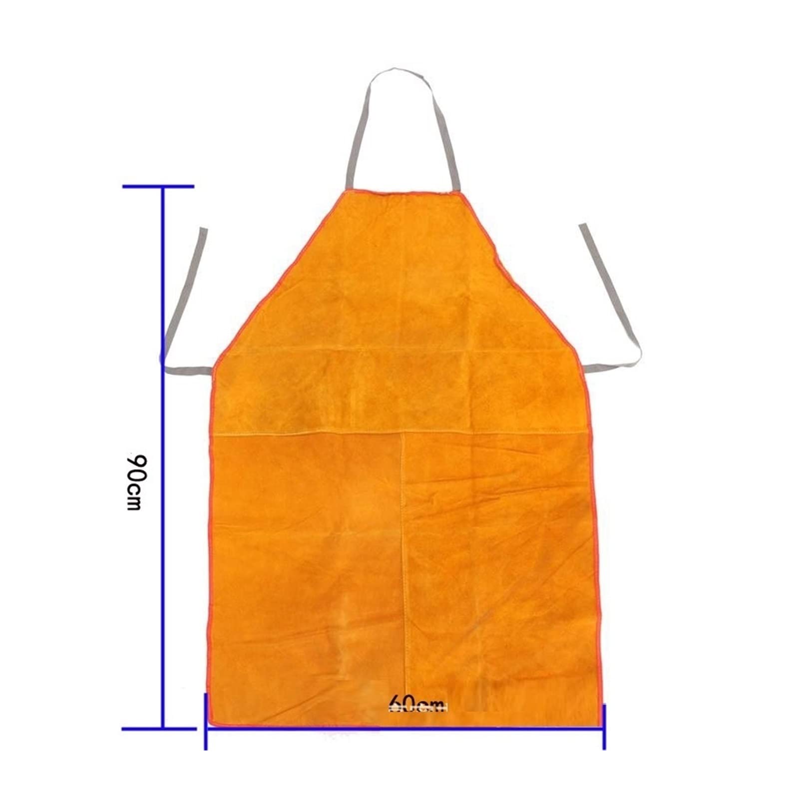 Tablier soudeur, Tabliers de soudage Soudeurs protecteurs Vêtements Protection thermique Isolation thermique en cuir 100 * 7 0cm 60 * 90cm(DARK BLUE,Small)