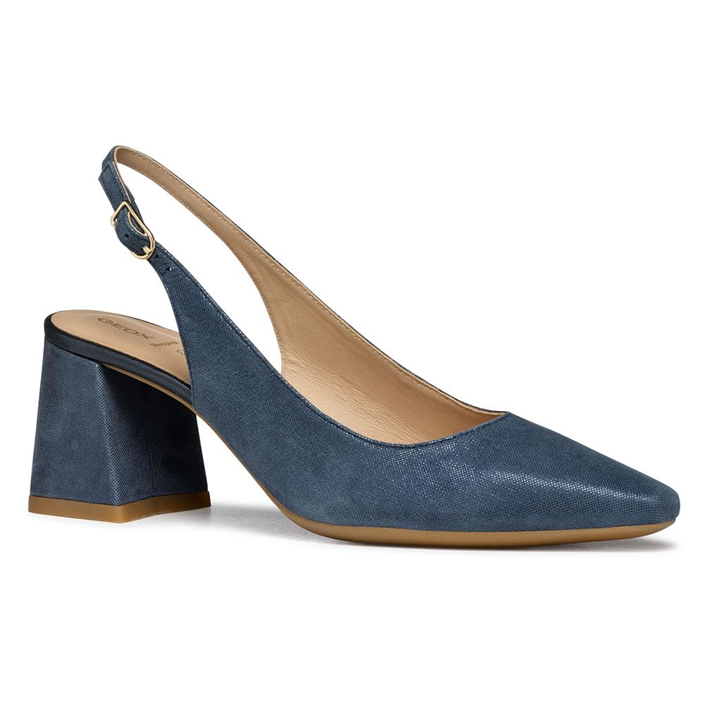 Geox Women's D GISELDA C Pump, Dk Avio, 7.5 UK