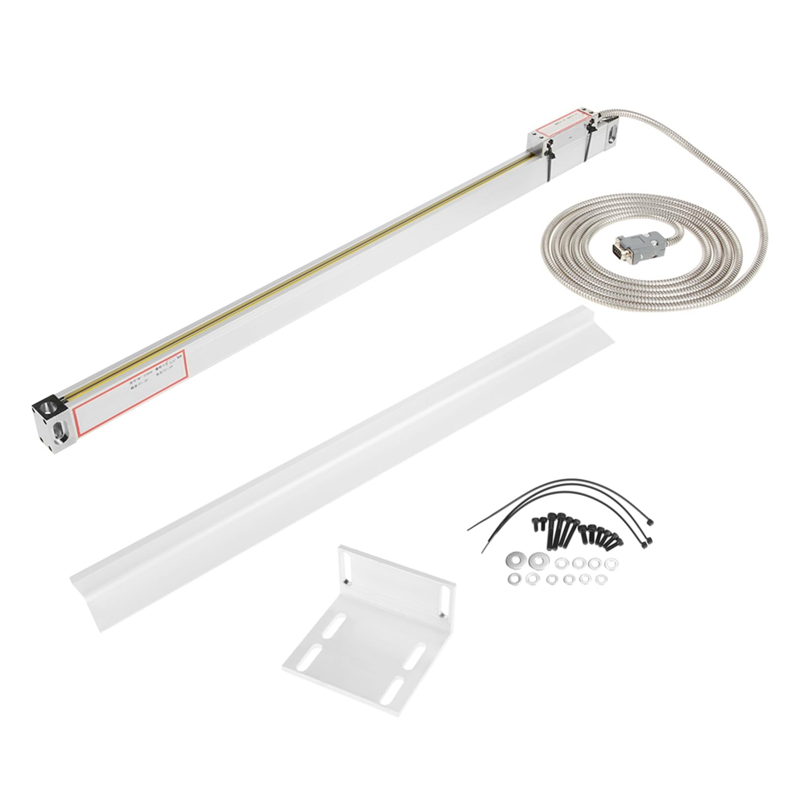 Scale, Metal Linear Scale Linear Encoder Electronic Scale Set for Digital Lathe JC800 Data Display Encoder Measurement