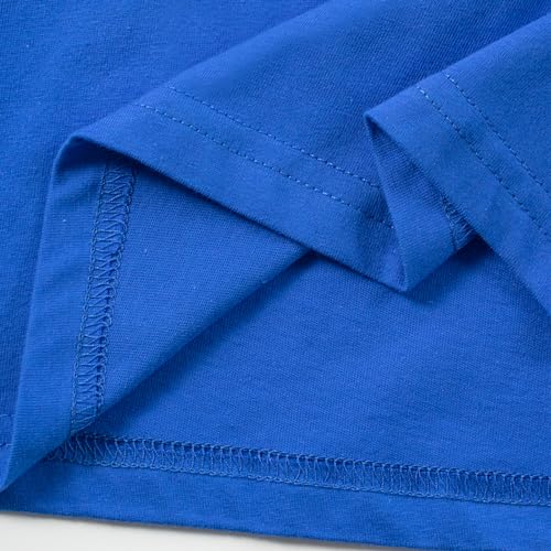 Image of HILEELANG Toddler Boy Short Sleeve Tee Shirts Summer Cotton Casual Graphic Crewneck Tshirt Packs