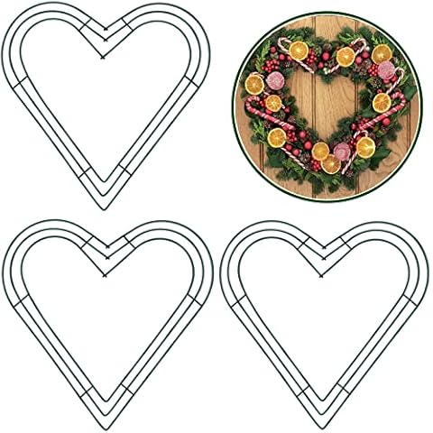 Heart Shaped Metal Wreath Frame for DIY Cover