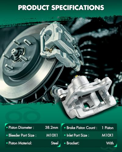 Image of SCITOO Rear Right Brake Caliper With Bracket 19B6466 Compatible For Hyundai For Azera 2012-2017,For Kia For Optima 2011-2016