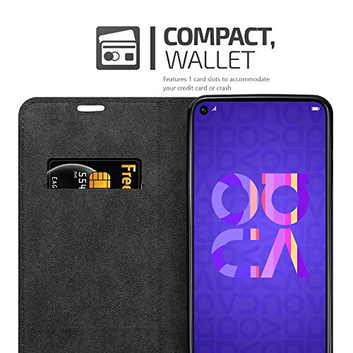 Cadorabo Custodia Libro per Huawei Nova 5T in NERO...