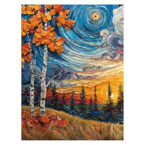 DIY 木 数字油絵 自然 数字塗り絵画 手芸キット 80x60cm 絵画 インテリア 手作りキット ビッグサイズ 複数サイズ 子供 初心者 ペイントバイナンバー 画材 Painting by Numbers 適用対象そして自宅 壁飾り お歳暮誕生日プレゼ