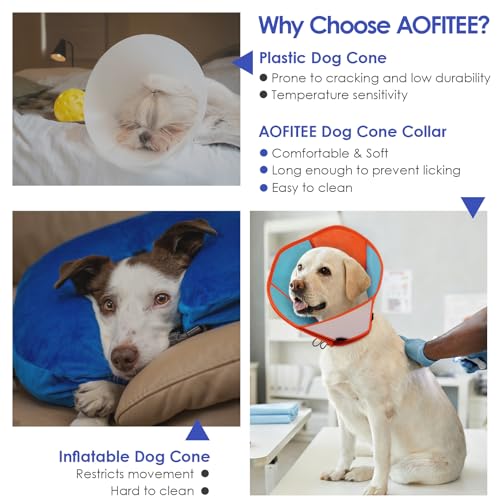 Cône souple pour chiens après une chirurgie anti-léchage et réglable - 6