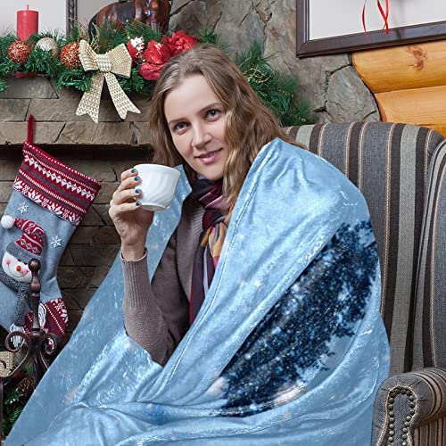 Couverture de lit confort doux et couvre-lit moelleux saison hiver neige - 7