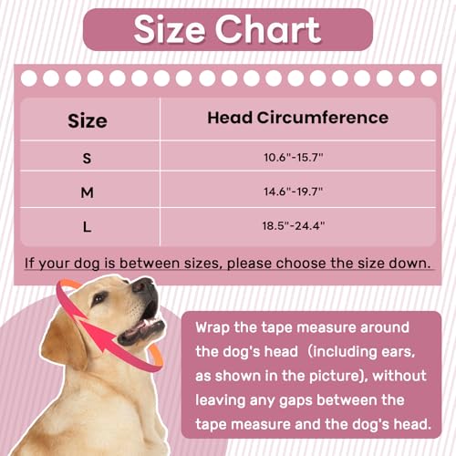 Image of Nanaki Soft Dog Calming Hoodie Anxiety Relief Dog Ear Muffs Noise Protection Doggy Ear Wrap Hematoma Fireworks Doggy Head Cover for Bath Blow Drying Pet Head Cover Noise Cancelling Sleep Help Headband