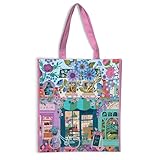 shopping bag flower  Open For Blossoms Reusable Shopping Bag