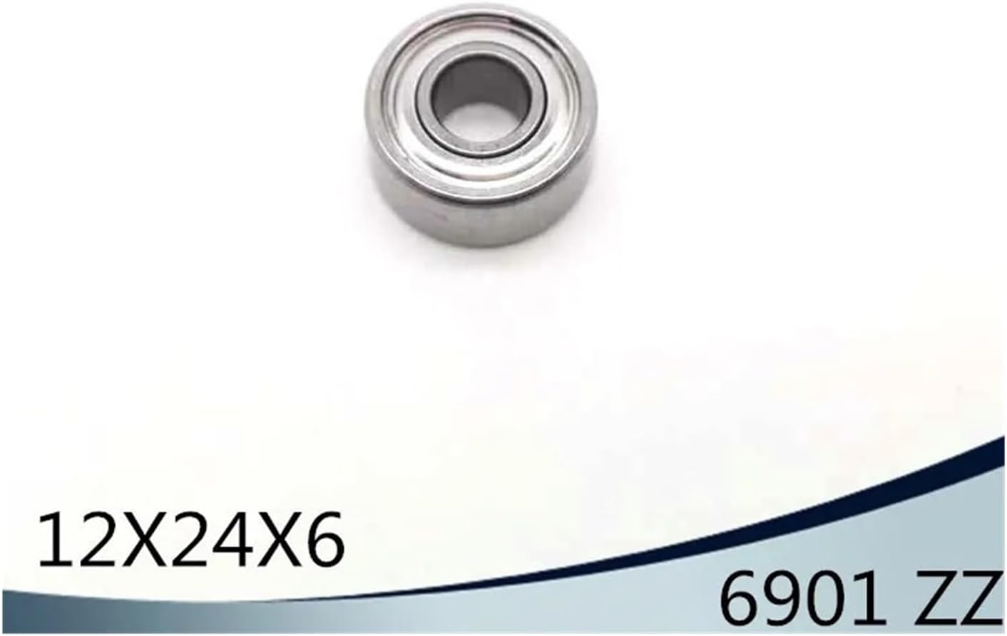 6901ZZ Bearing ABEC-5 (10PCS) 12 * 24 * 6 mm Metric Thin Section 6901Z Ball Bearings 6901 ZZ 61901