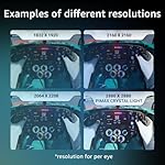 Pimax Crystal Light Prime PCVR Headset - 8K Resolution,QLED Display, Light & Comfortable,High Clarity VR for flight simulator, Compatible with MSFS, iRacing & More, DMAS & Lighthouse Tracking optional - Image 5