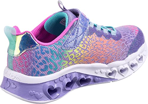 Skechers Girls Sport Lighted - Flutter Heart Lights - Loves Wild 302314l (Little Kid/Big Kid) Sneaker4