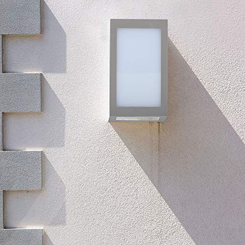 Lampada Applique LED 12W, Wall Light Cube Grigio