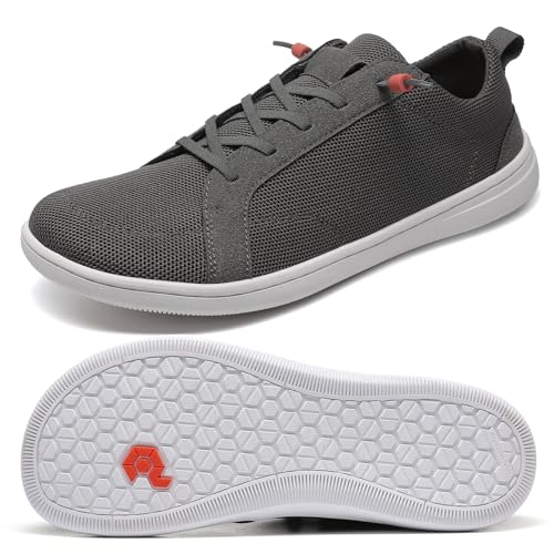 Image of Men's Barefoot Wide Toe Box Shoes - Minimalist Barefoot Shoes with Zero Drop Sole Extra Wide Slip on Walking Shoes for Men