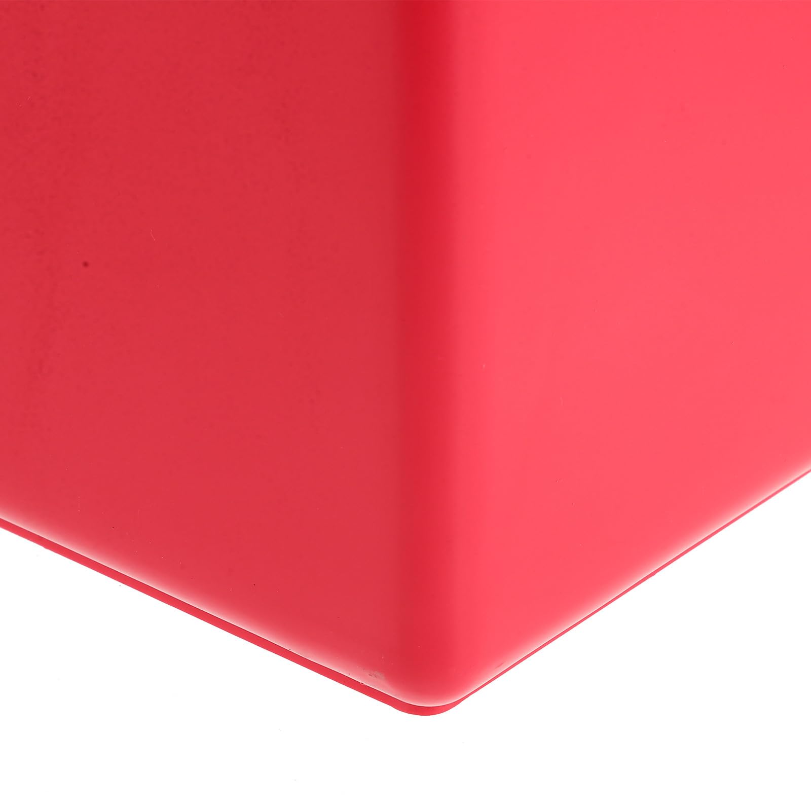 Secchio di Plastica Rosso Rettangolare Multiuso con Manico, Grande Capacità, per Pulizia Domestica e Spazi Pubblici