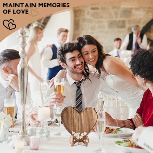 Libro de visitas de boda con soporte para evitar firmas olvidadas 6