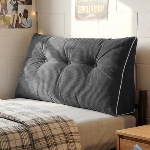 Sasttie Headboard Pillow Twin/Twin XL, Wedge Pillow...