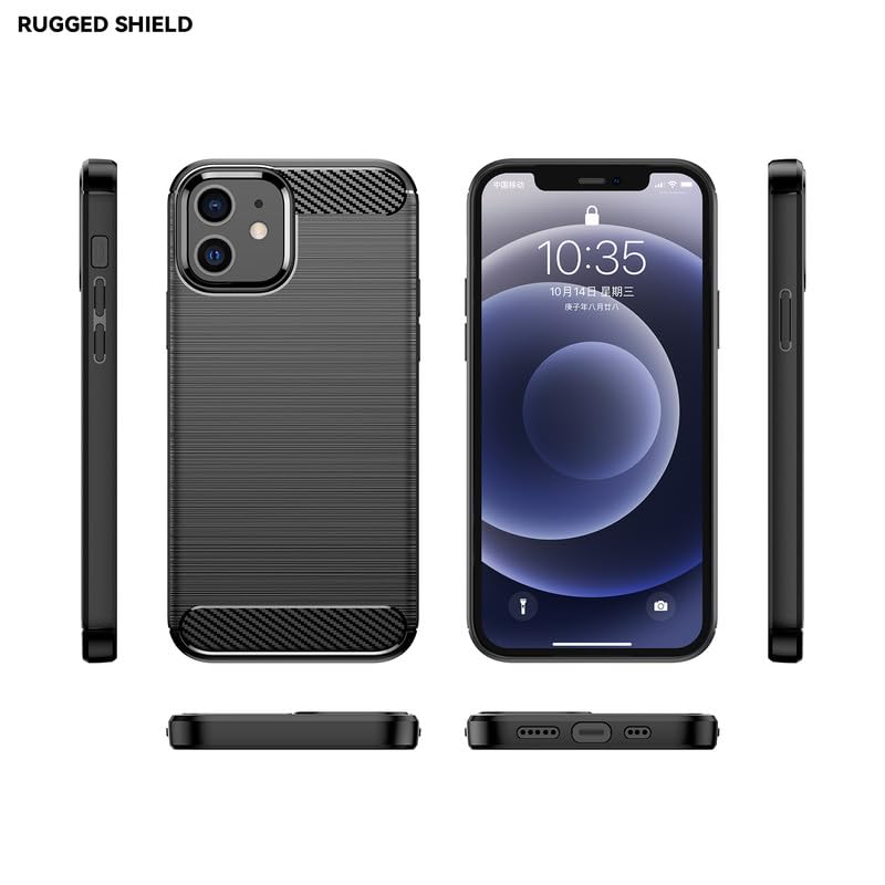 Image of Basic Case for iPhone 12 Mini (Carbon Fibre Black)