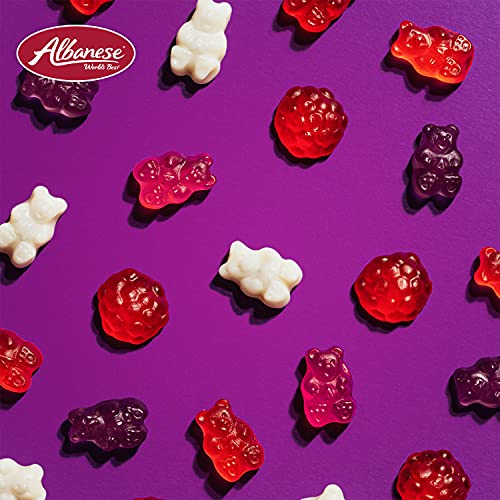 Albanese Candy, Strawberry Gummi Bears, 5-pound Bag | Soft and Chewy Gummies, Gluten Free, Fat Free | Natural Flavor & Color | Perfect for Birthday Parties and the Classroom - image 2