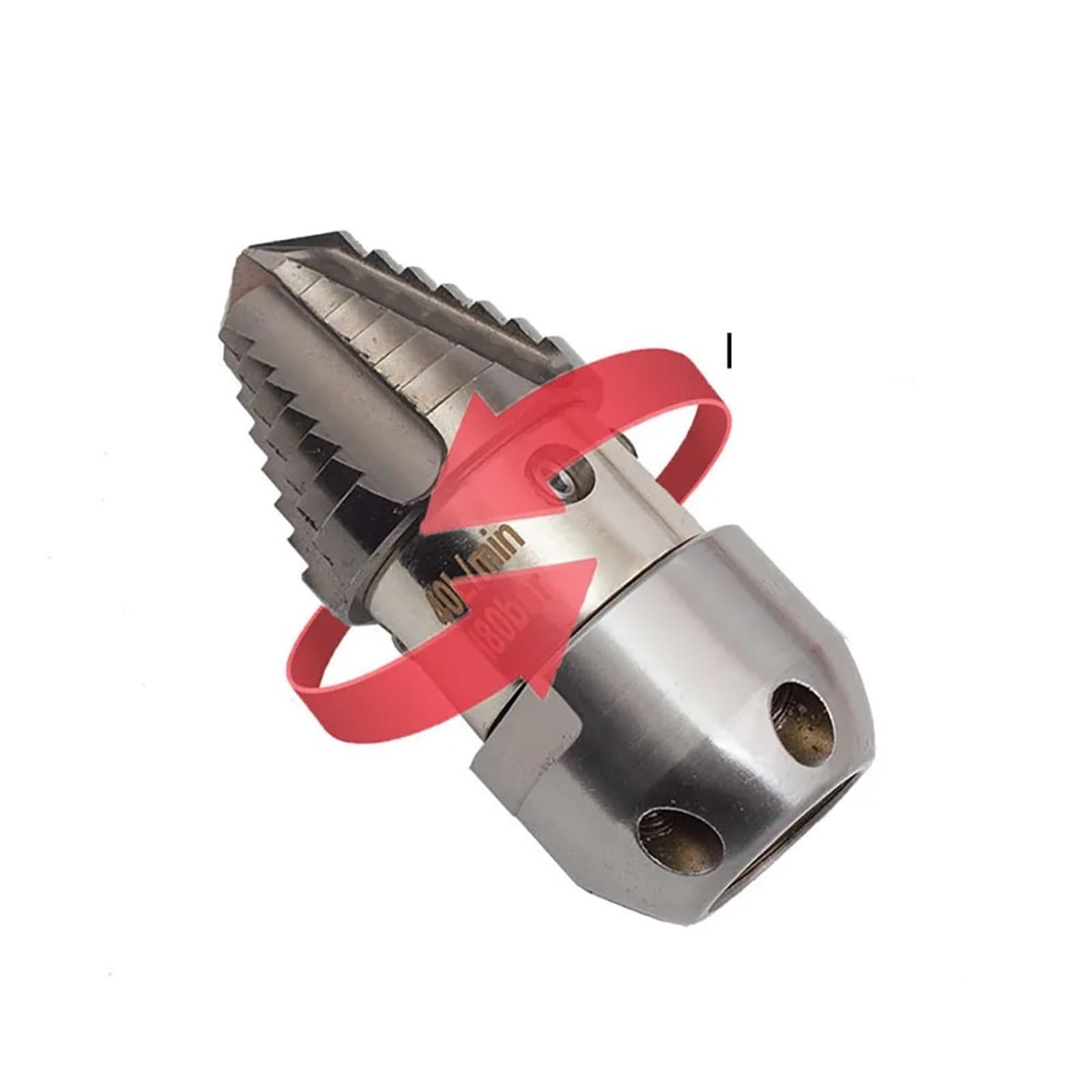 Nettoyage égout et boues difficile : buse rotative haute pression femelle 1/2 gros débit 100LPM - 7