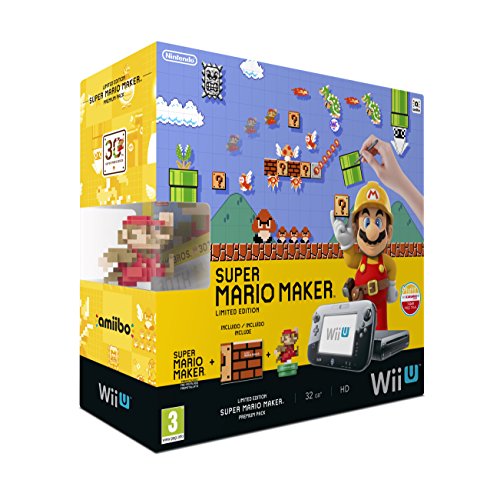 Super Mario Maker Wii U Premium Pack + Sw Pre Installato [Bundle] [Importación Italiana]