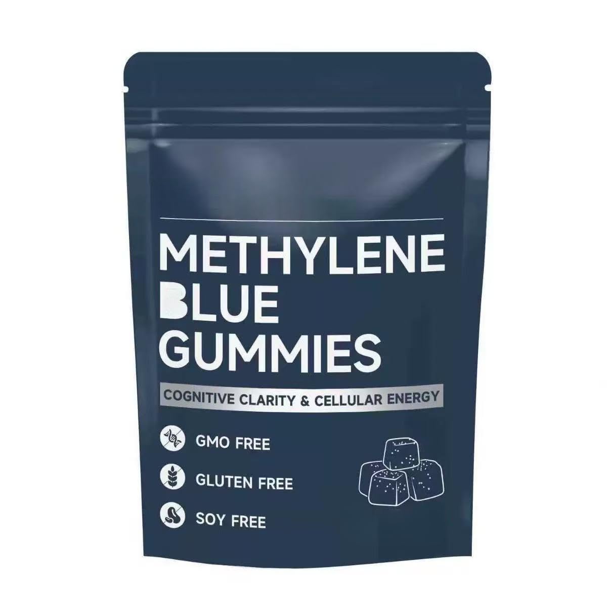 Gummies au bleu de méthylène, fournissant une énergie soutenue - Sans OGM - Végétalien
