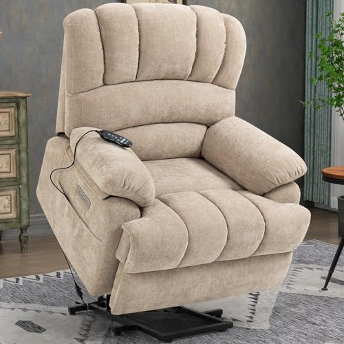 Sillón reclinable eléctrico tela antideslizante