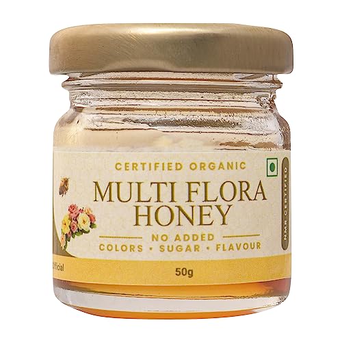 Image of Shiva Organic Raw Multi Flora Honey 50g | 100% Pure NMR Tested | Raw and Unprocessed